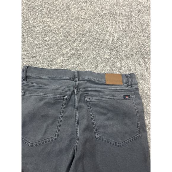 Faherty Men's Straight Jeans - Dark Gray - Picture 8 of 14